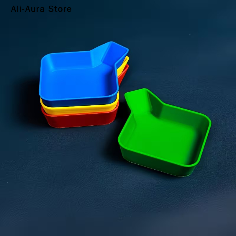Board Game Bang - 2/4 個のカラフルなゲームチップトレイゲームコンポーネントスタンドゲームコイン収納トレイホームソートトレイポータブル家庭用ストレージ