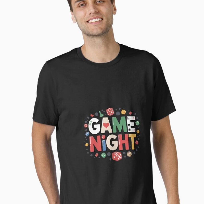 Board Game Night - ゲームナイトホスト ボードゲーム トリビアナイト チームエッセンシャル Tシャツ