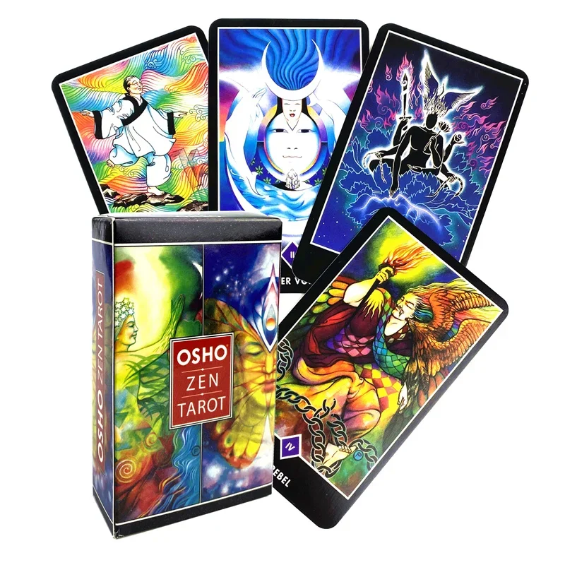 Board Game Zen - 新しいオショ禅タロットカードPDFガイドブック英語版オラクルデッキボードゲームパーティー用ボードゲーム