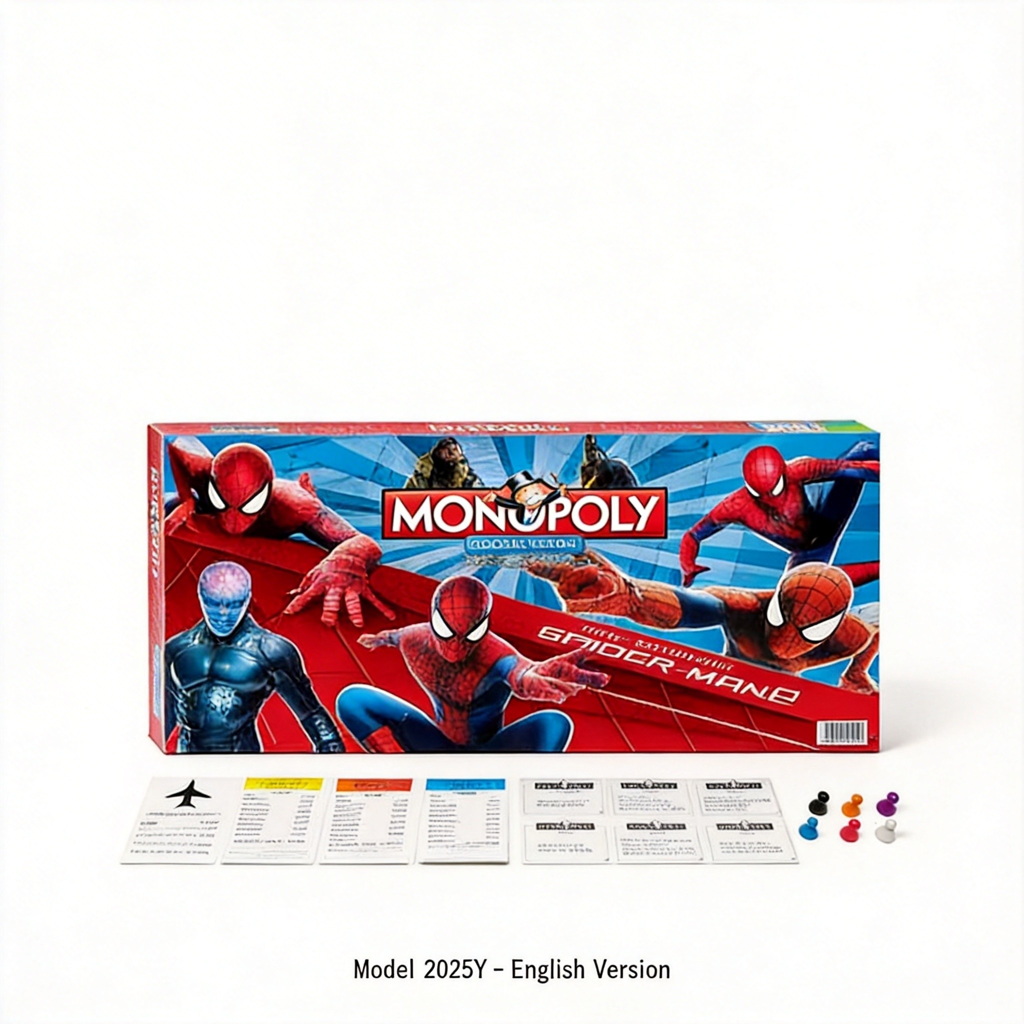 Board Game Night - スパイダーマン モノポリー ボードゲーム - スーパーヒーローファンのためのコレクターズチョイス、ファミリーゲームナイト -