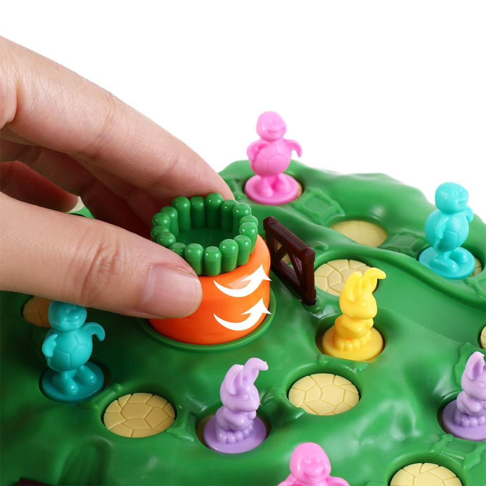Board Game Education - 国ごとの競争力のあるトラップラビットゲーム、バニーモンテッソーリラビットクロスカントリーインタラクティブ教育バニーボードゲーム