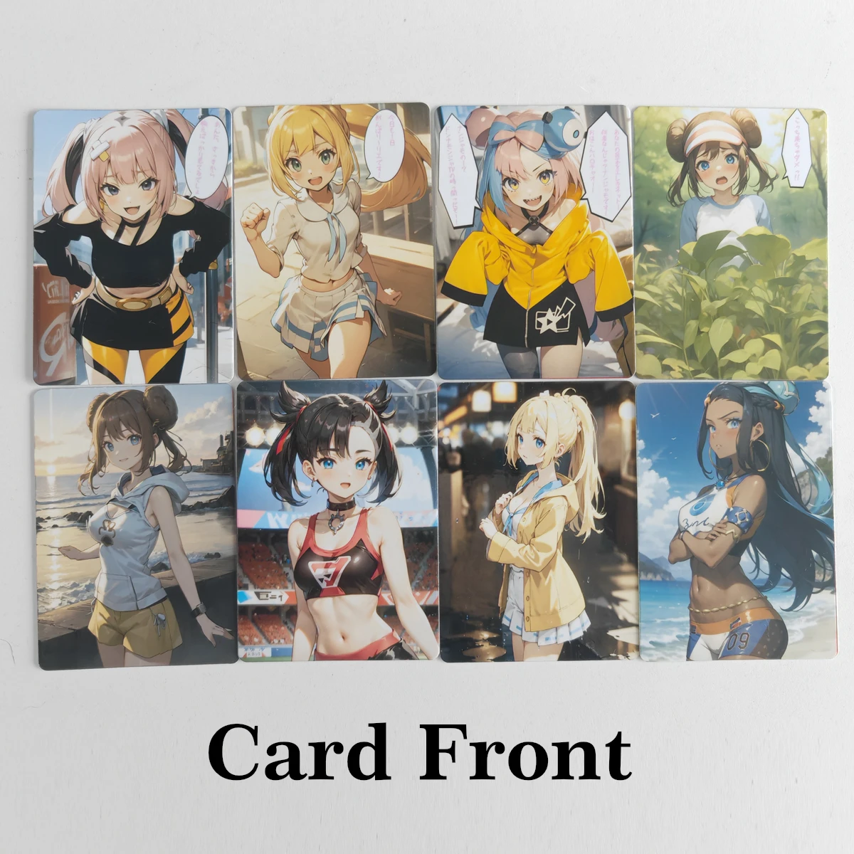 Board Game Monster - 8 ピース/セットセクシーなトレーナーカードポケットモンスター ACG アイオノリーリーなしモザイク漫画 DIY PTCG