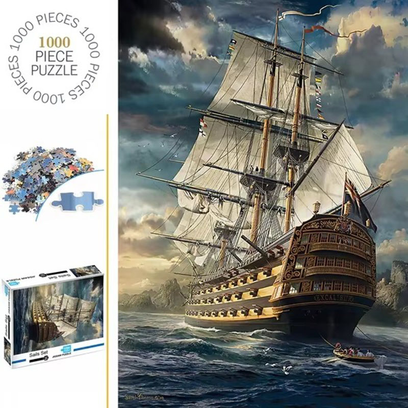 Jigsaw Puzzle Adult - セイルズ-大人のためのジグソーパズルセット、1000ピース