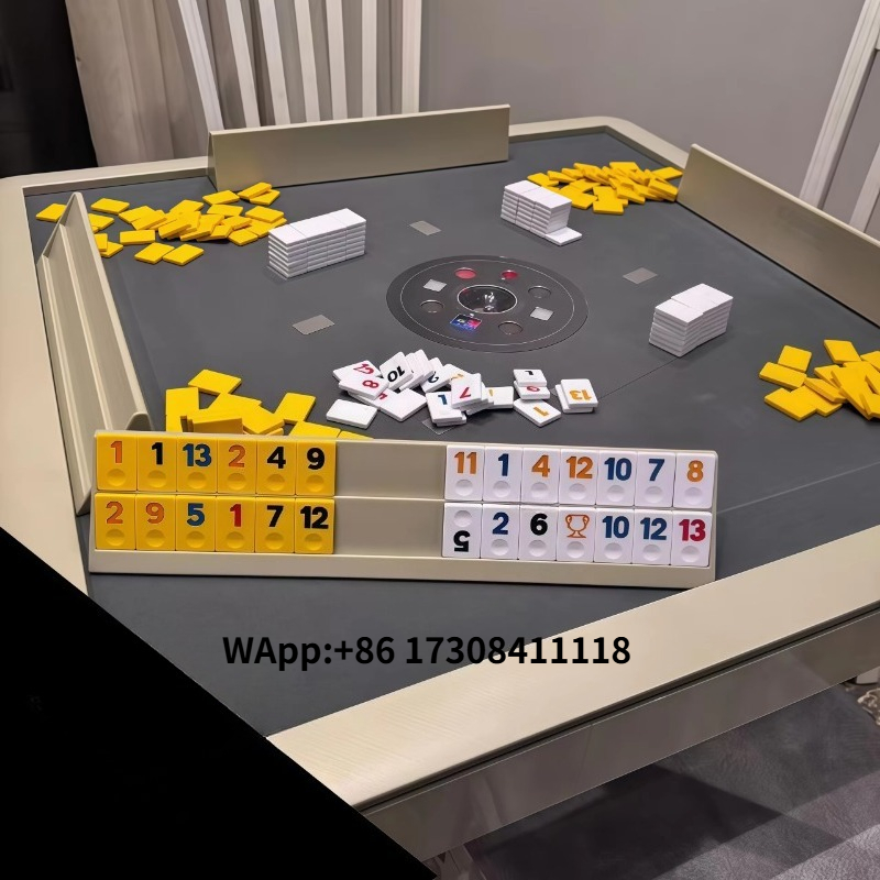 Board Game Table - インネアン・プレイ自動シャッフル・オーケイ・ラミーボードゲームテーブル電子麻雀機、究極のエンターテイメントアトラクションに最適