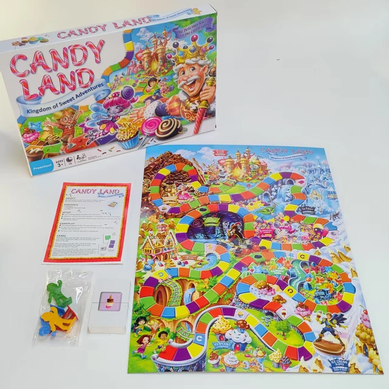 Board Game For 3 Players - キャンディスイートアドベンチャーボードゲーム、2～4人で楽しめる楽しいファミリーボードパーティーゲーム（対象年齢3歳以上）