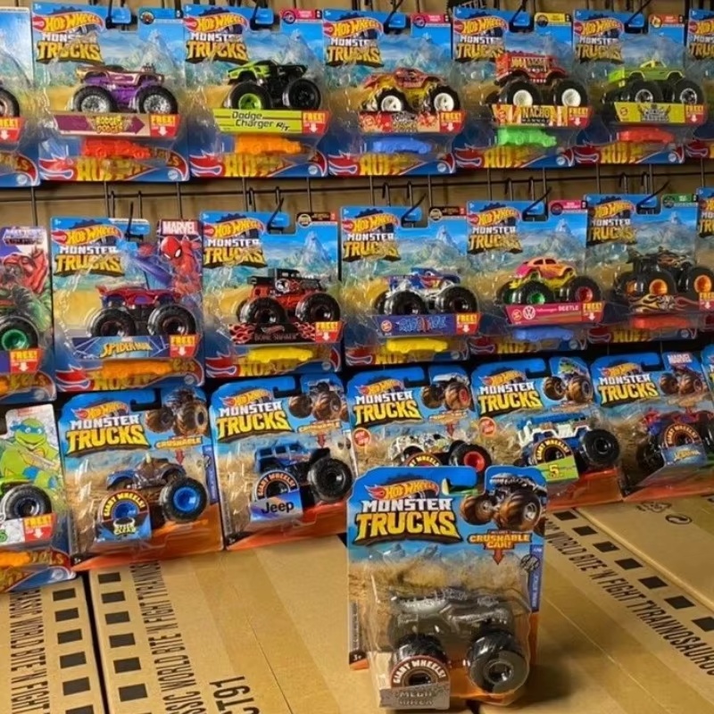 新しいホットウィールオリジナル Fyj44 モンスタートラッ - Hot Wheels Car Monster Trucks のレビューと価格