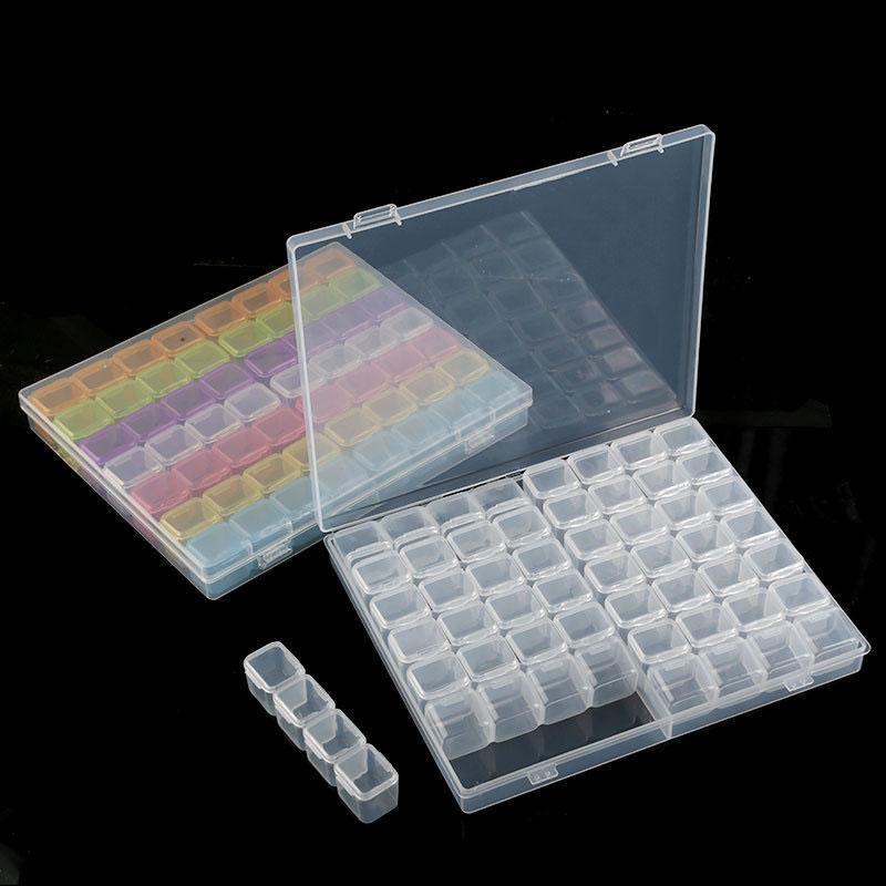 透明ネイルアートオーガナイザー収納ボックス分離可能なプラスチ - Token Tray Organizer のレビューと価格