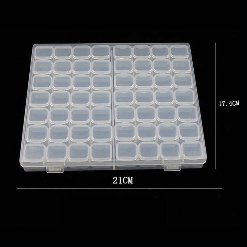 透明ネイルアートオーガナイザー収納ボックス分離可能なプラスチ - Token Tray Organizer のレビューと価格