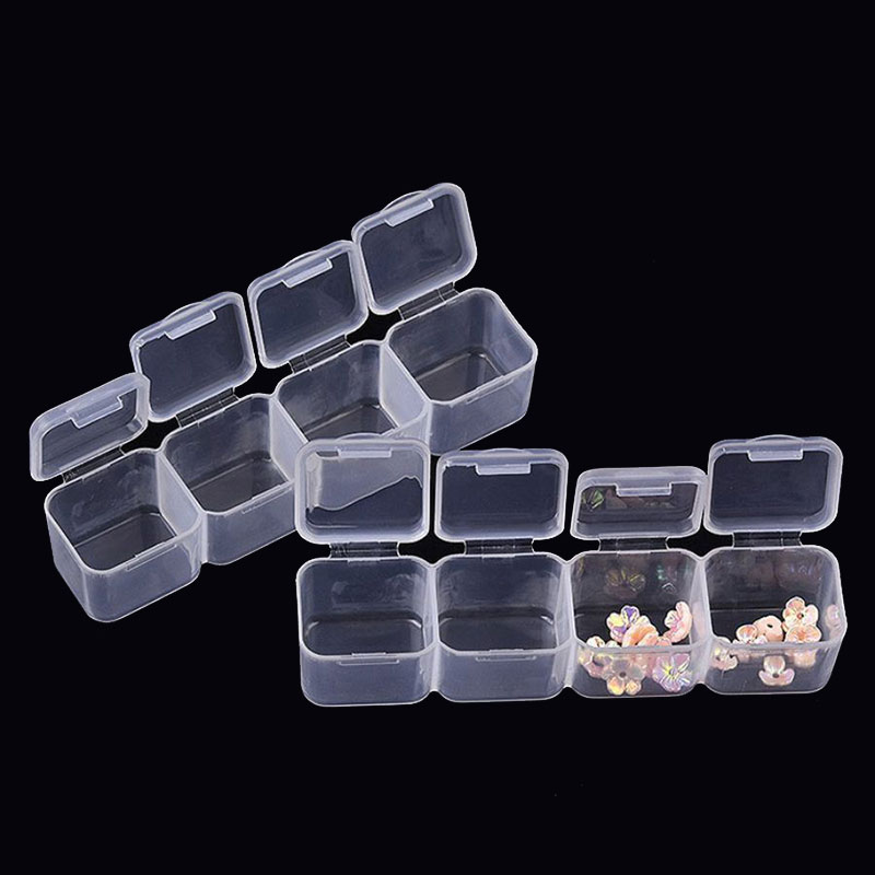 透明ネイルアートオーガナイザー収納ボックス分離可能なプラスチ - Token Tray Organizer のレビューと価格