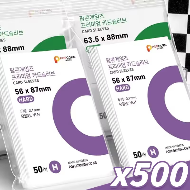 500-1PCS HD透明KPOPアイドルカード保護スリーブ - Board Game Table のレビューと価格