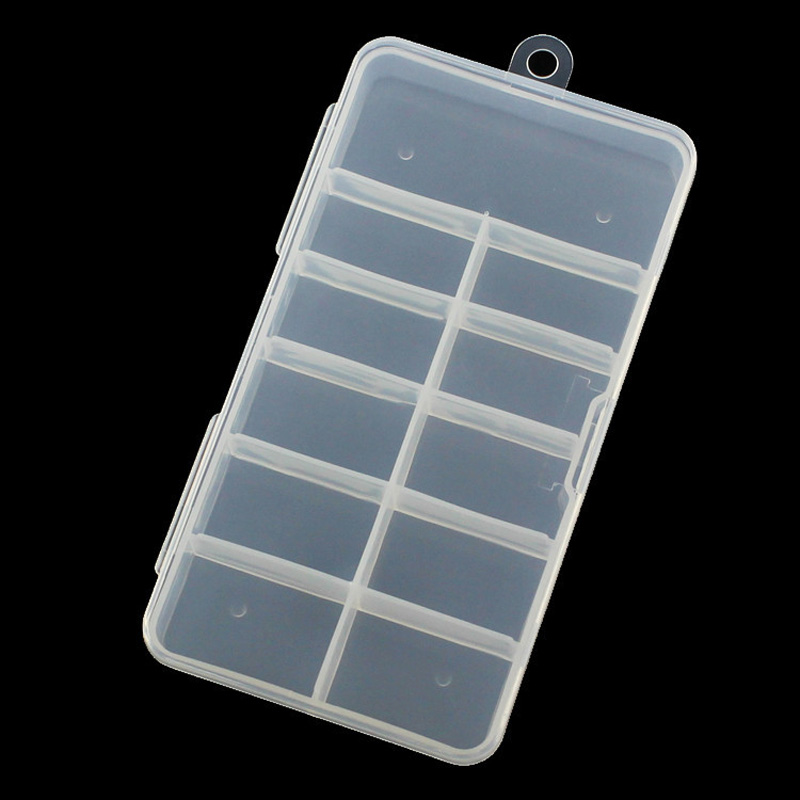 1 ボックス空のネイルチップオーガナイザー収納ボックス 10 - Token Tray Organizer のレビューと価格