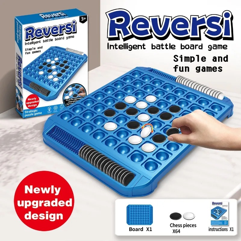 両面フリップボード戦略ゲーム 2人用 ロジックトレーニング  - Board Game For 3 Players のレビューと価格