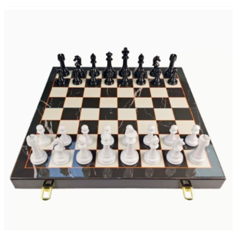 高級無垢材大理石模様チェスセット教育用ファミリーボードゲーム - Board Game Education のレビューと価格