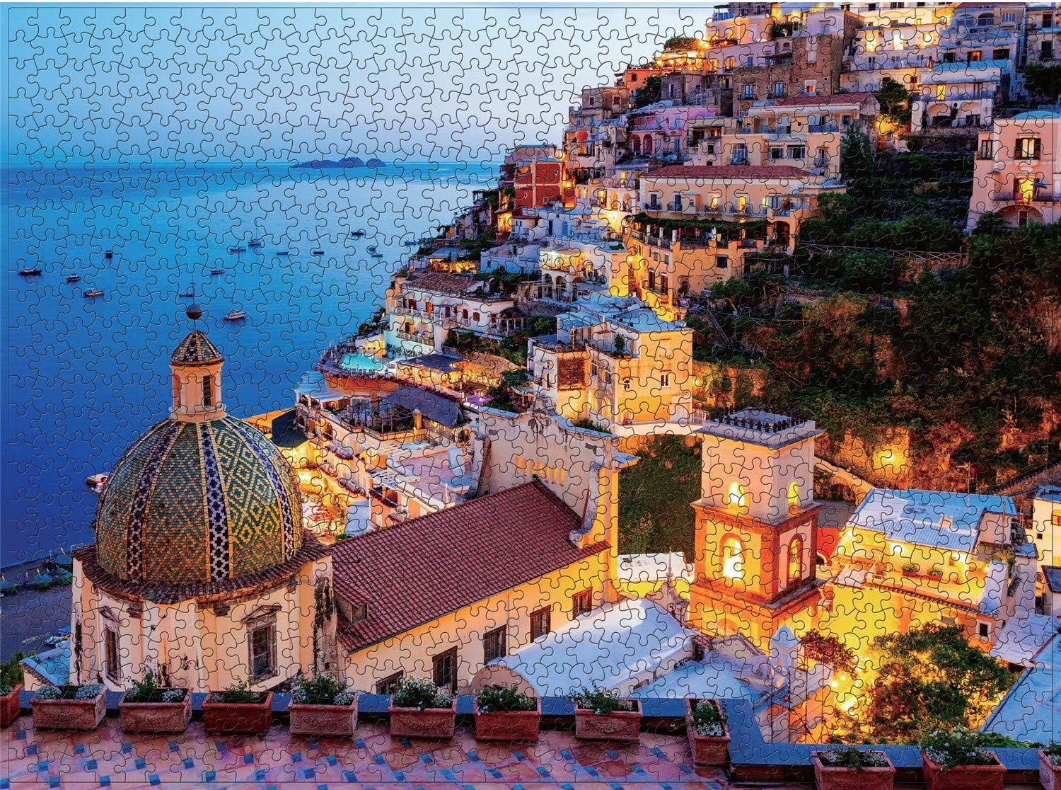 海、イタリア、アマルフィ海岸の美しい景色、10代と大人のため - Jigsaw Puzzle Adult のレビューと価格