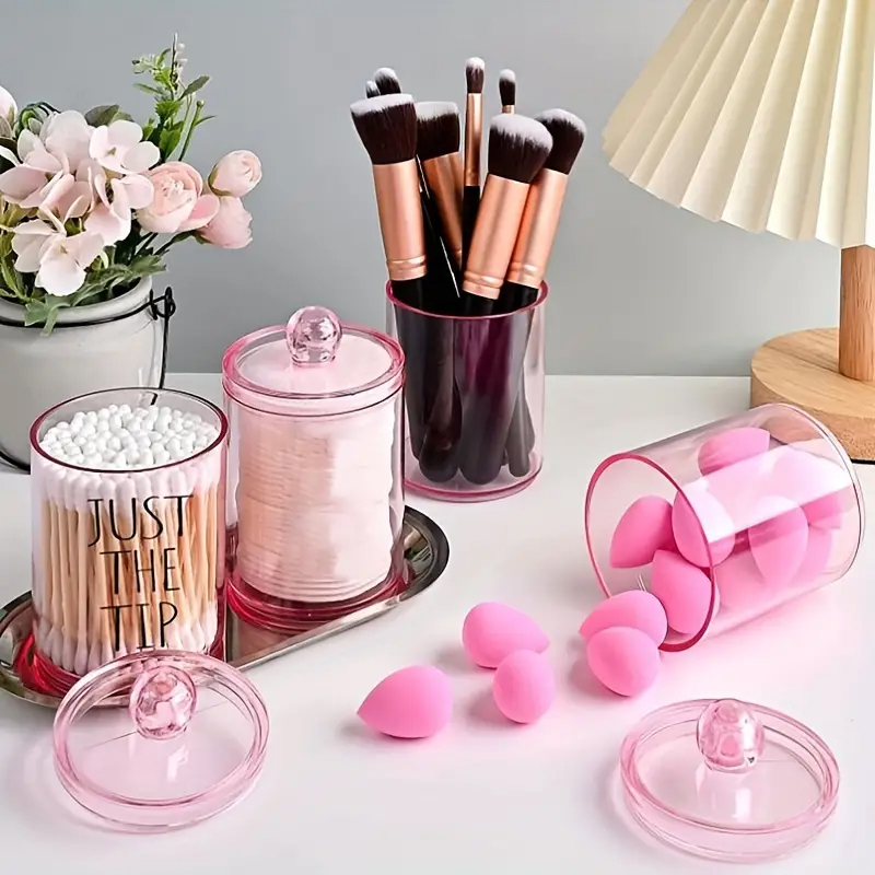 綿棒収納ボックス,透明,ポータブル,化粧品オーガナイザー,防 - Token Tray Organizer のレビューと価格