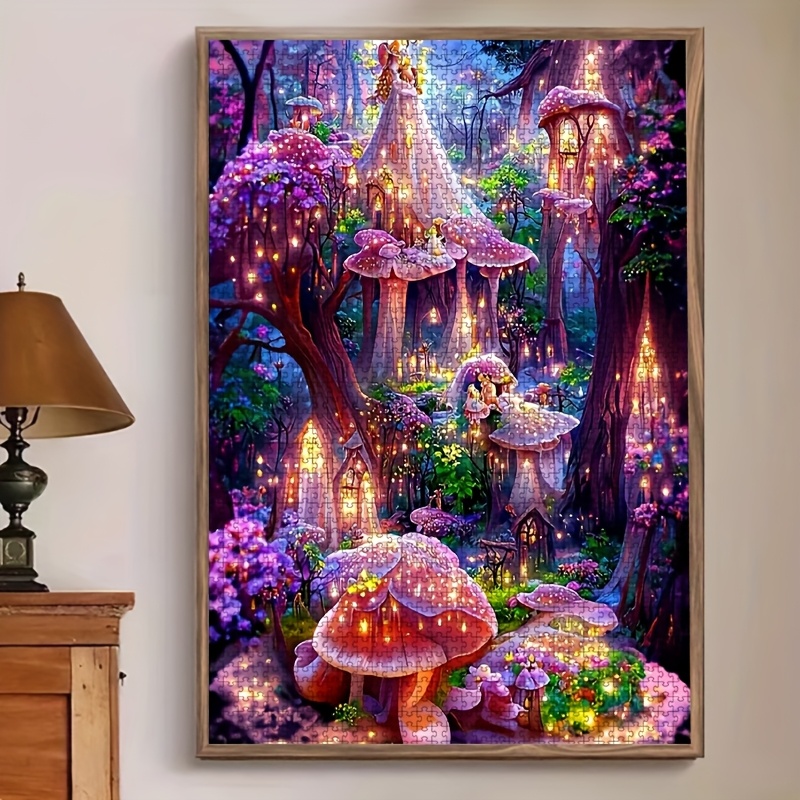 大人向け魔法の森ジグソーパズル1000ピース - 光る提灯が - Jigsaw Puzzle Adult のレビューと価格