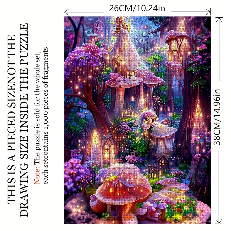 大人向け魔法の森ジグソーパズル1000ピース - 光る提灯が - Jigsaw Puzzle Adult のレビューと価格