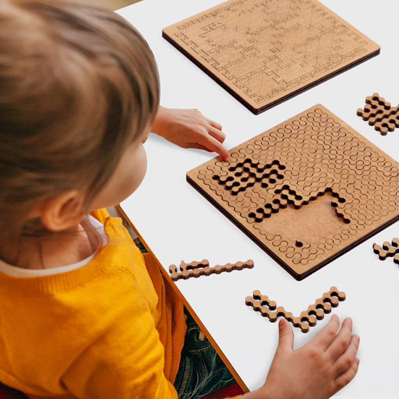 不可能な木製パズル 大人向け IQ パズル 不可能なジグソー - Jigsaw Puzzle Adult のレビューと価格