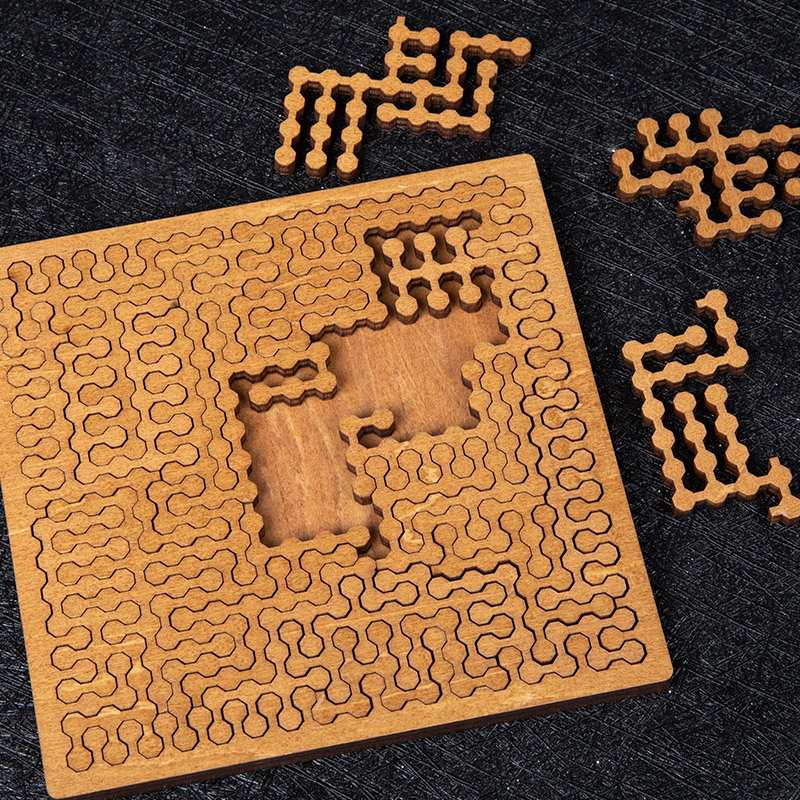 不可能な木製パズル 大人向け IQ パズル 不可能なジグソー - Jigsaw Puzzle Adult のレビューと価格