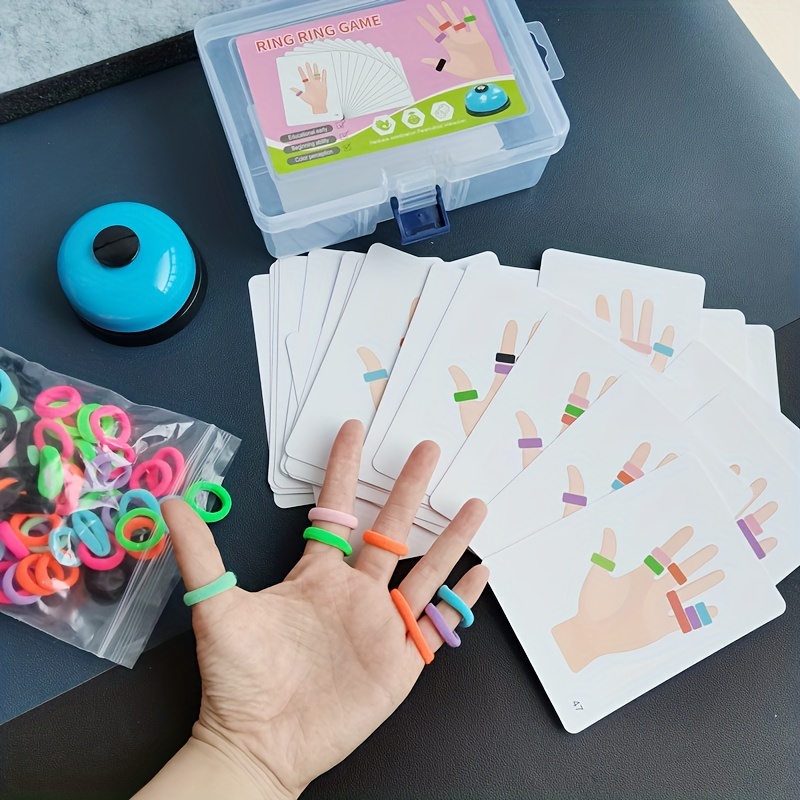 子供指リングボードゲームカラーマッチングおもちゃインタラクテ - Board Game Education のレビューと価格