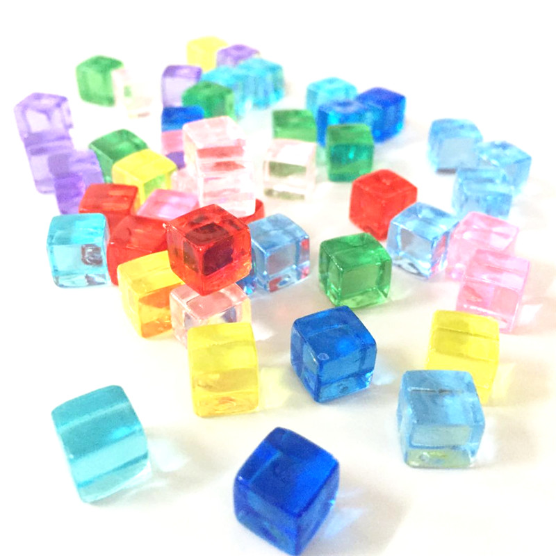 50ピース/セット13色8ミリメートル透明スクエアコーナーカ - Board Game Bang のレビューと価格