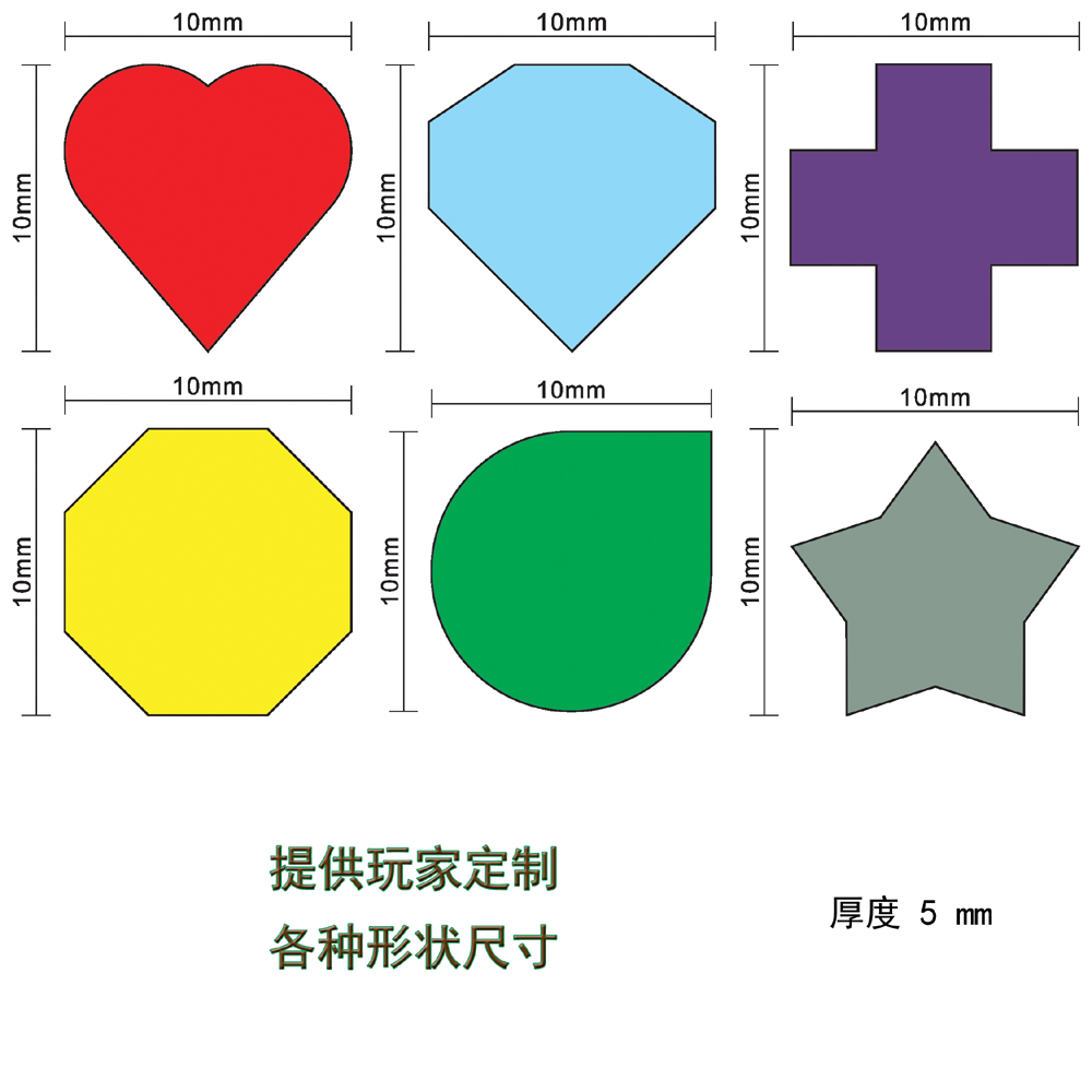 100 個 10 ミリメートルハート/ダイヤモンド/水/クロ - Board Game Bang のレビューと価格