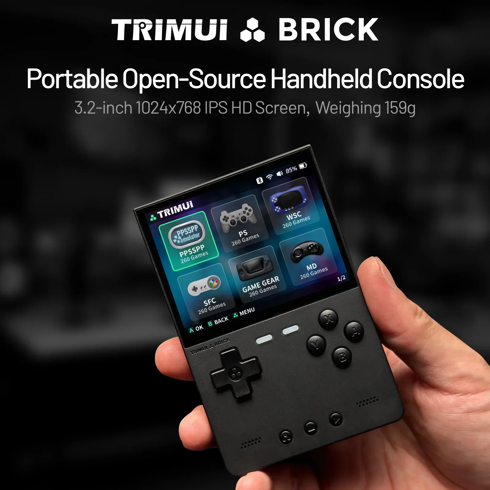 TRIMUI BRICK 携帯ゲーム機 3.2インチIPSス - Board Games のレビューと価格