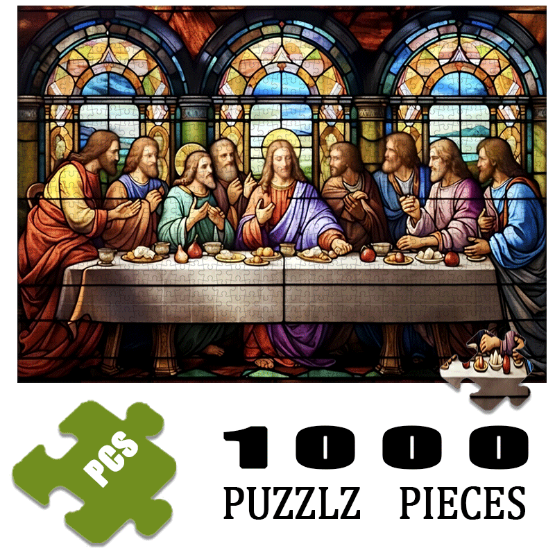 1000ピース 聖餐の夜 紙製ジグソーパズル - 大型インタ - Jigsaw Puzzle Adult のレビューと価格