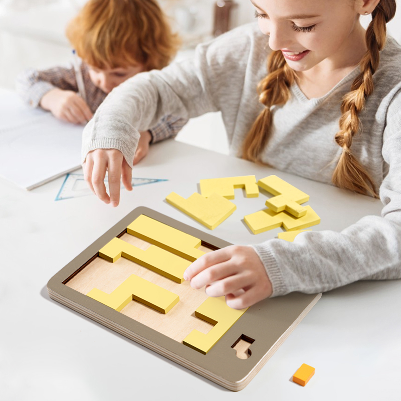 木製幾何学パズル チャレンジ不可能な脳燃焼減圧 IQ マイン - Jigsaw Puzzle Adult のレビューと価格