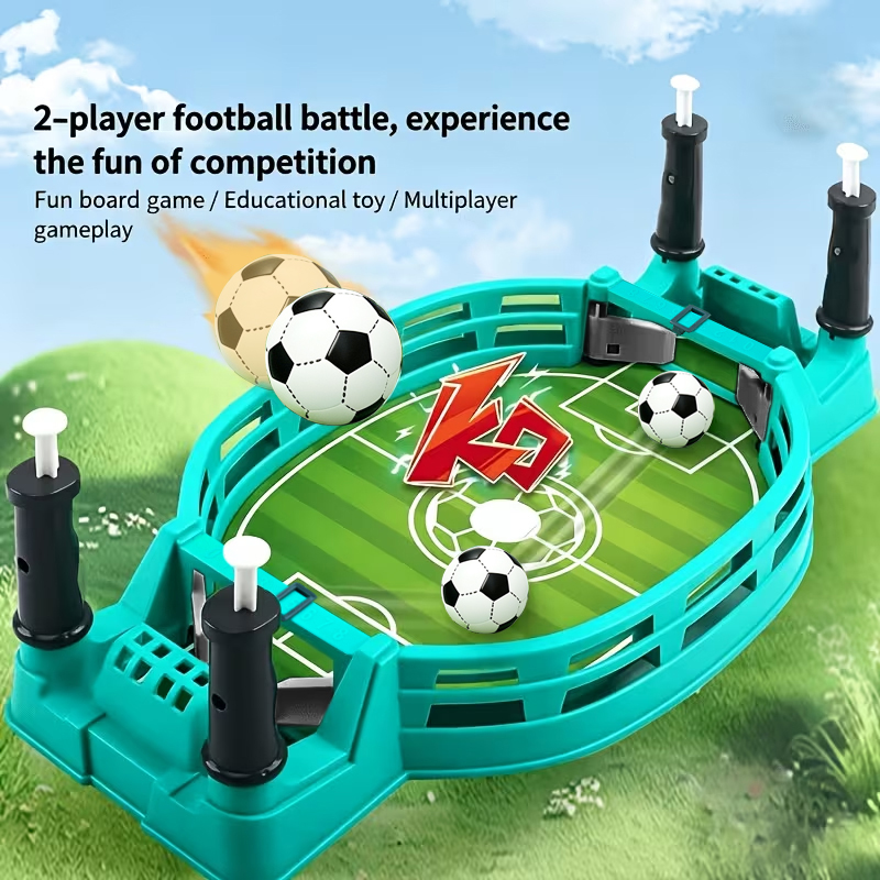 2人用卓上サッカーゲーム、ミニデスクトップフットボールバトル - Board Game For 3 Players のレビューと価格